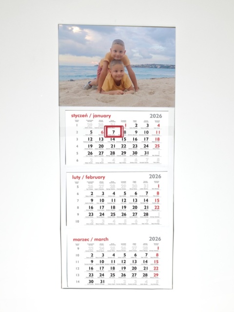 Kalendarz Trójdzielny 2026