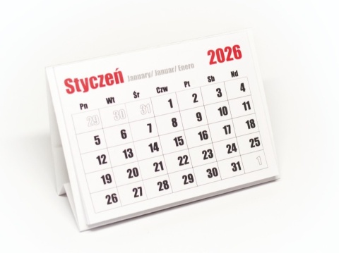 Kalendarz magnetyczny 2w1 lodówka/biurko NOWOŚĆ! A7