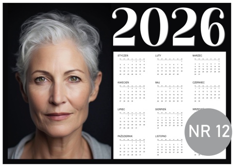 12 Kalendarz z dedykacją dla babci - na dzień babci 2026