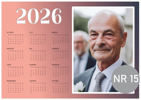15 Kalendarz z dedykacją dla dziadka  - na dzień dziadka 2026