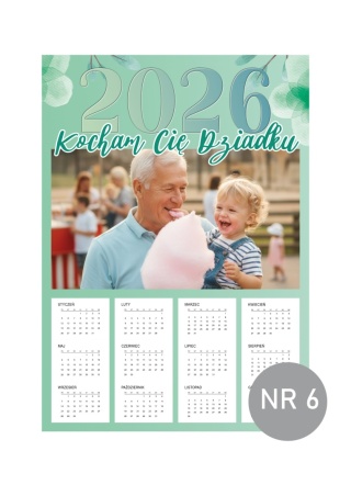 Kalendarz magnetyczny dla Dziadka