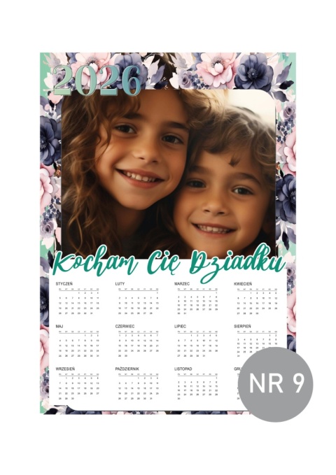 9 Kalendarz z dedykacją dla dziadka  - na dzień dziadka 2026