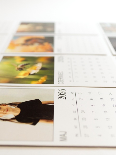 Kalendarz magnetyczny z Twoimi zdjęciami 12 kart A6