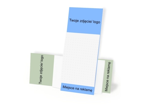 Notes magnetyczny z pleckami 60mm x150mm