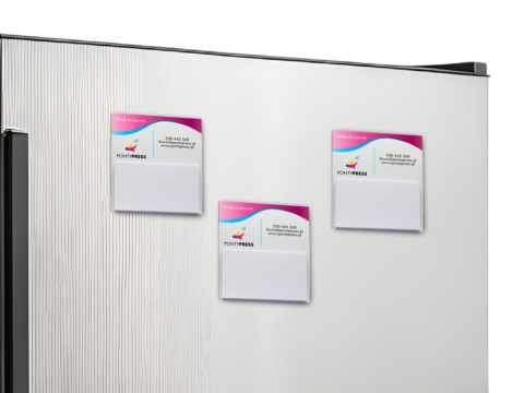 100szt Wizytówka magnetyczna PREMIUM 90x100